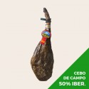 Prosciutto iberico con osso - razza 50% iberica - Cebo de Campo - min 24 mesi 8kg circa