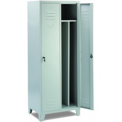 armadietto sporco/pulito 2 posti misure h 179,5 x 68,5 x 50 cm