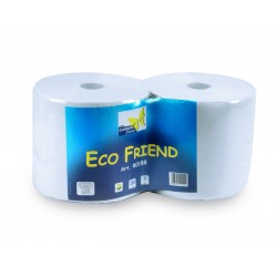 1 coppia rotolo ecofriend 800 strappi carta rigenerata 2 veli ecologica adatta ad uso industriale