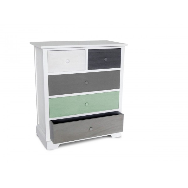 cassettiera 5 cassetti multicolor cassettiera 5 cassetti multicolor