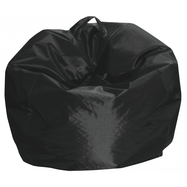 Pouf Comodone a sacco Nero - Interno ed Esterno