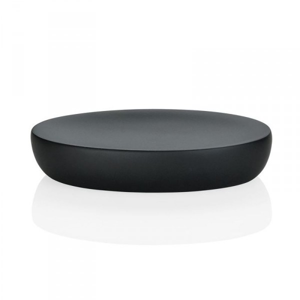 Porta sapone per bagno - serie nero opaco