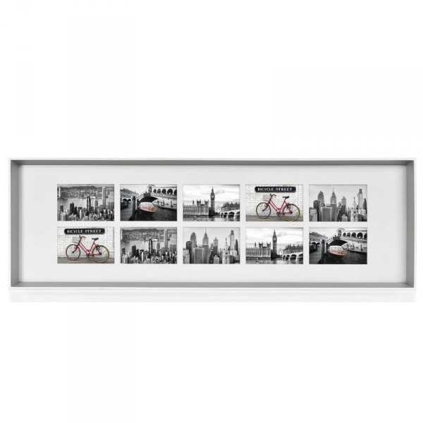 Portafoto da appendere con cornice per 10 fotografie Portafoto da appendere con cornice per 10 fotografie