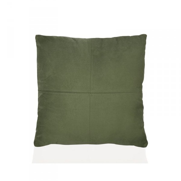 Cuscino 45 x 45 cm vellutato effetto daino - colore verde Cuscino 45 x 45 cm vellutato effetto daino - colore verde