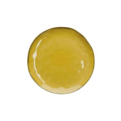 Piatto piano colore ocra - collezione concerto