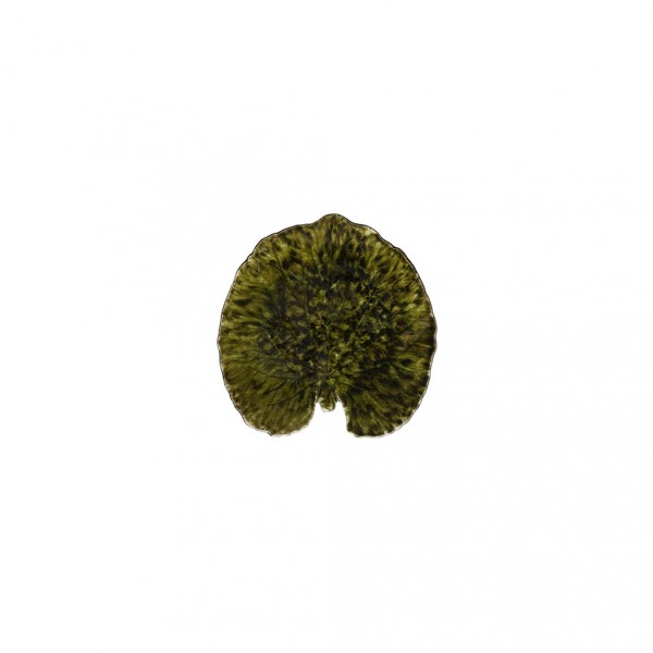 Piatto foglia - collezione Riviera - color forest - 22 cm Piatto foglia - collezione Riviera - color forest - 22 cm