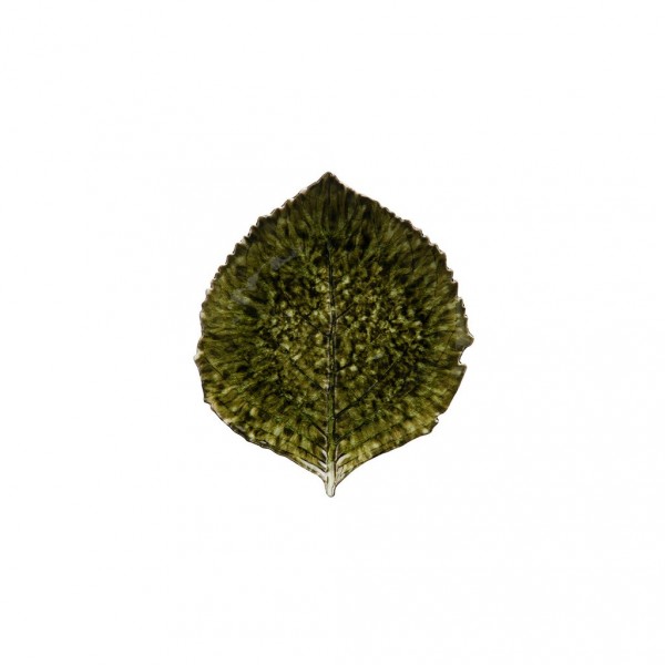 Piatto foglia - collezione Riviera - color forest - 18 cm Piatto foglia - collezione Riviera - color forest - 18 cm