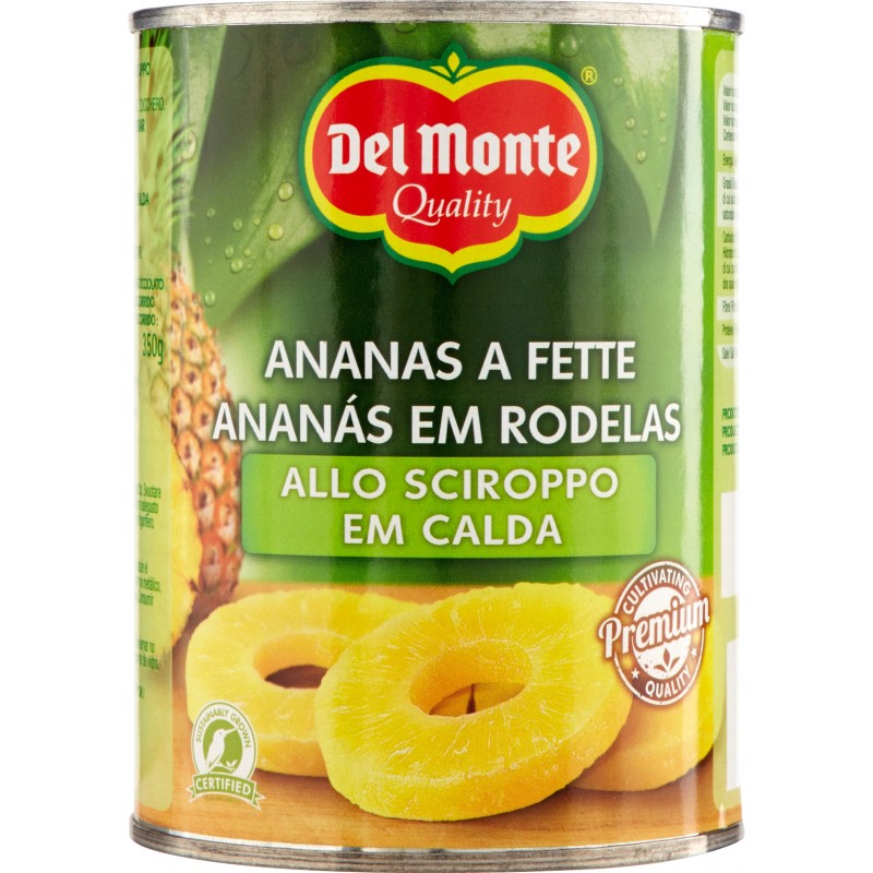Del Monte Ananas a Fette allo Sciroppo 570 g