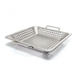 Accessori barbecue: Vassoio wok inox