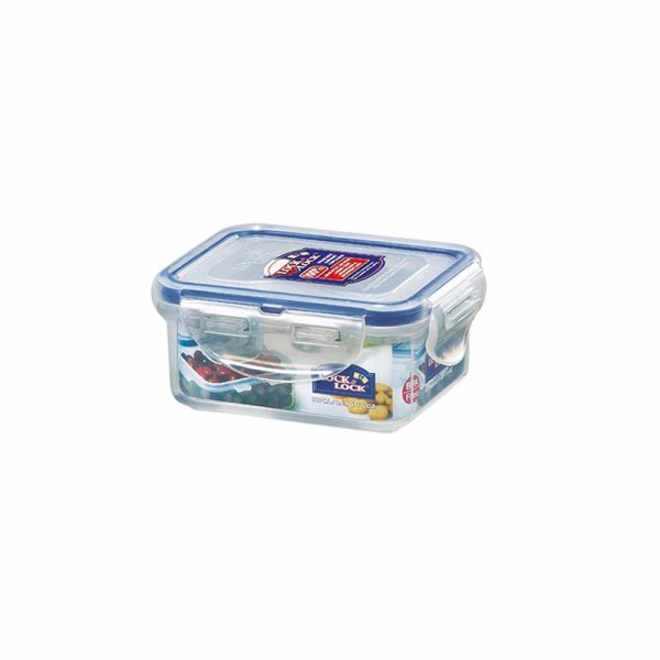 Contenitore per alimenti rettangolare con tappo - capienza 0.18 lt Contenitore per alimenti rettangolare con tappo - capienza 0.18 lt
