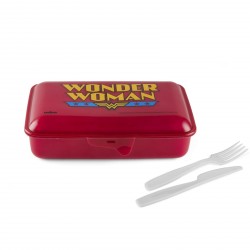 Borse e contenitori termici: Super eroi lunch box wonder woman 22x13 cm