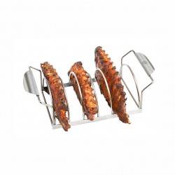 Accessori barbecue: Supporto inox per ribs