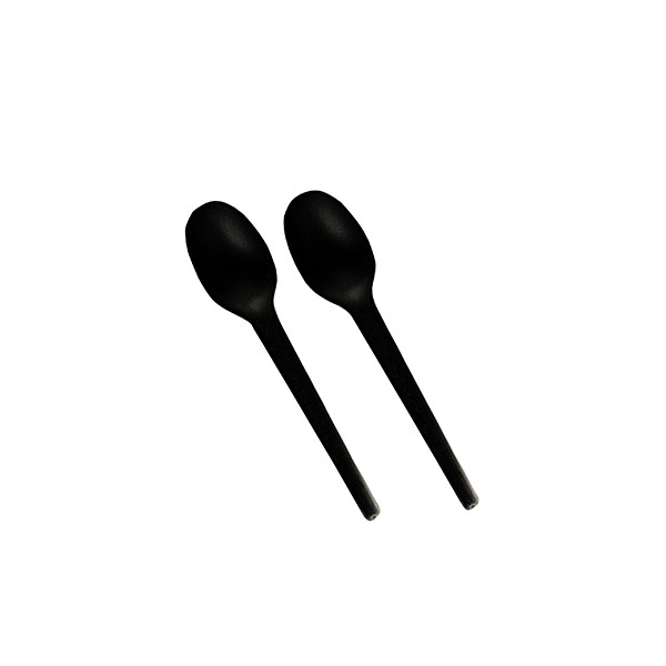 Stoviglie per outdoor: Pure cucchiaino caffã in c-pla 100pz ner