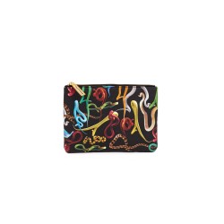 Astuccio porta oggetti - stampa fantasia snakes - size 21x15,5...