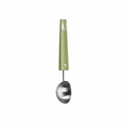 Paletta utensile gelato acciaio inox - serie Vera verde bianco
