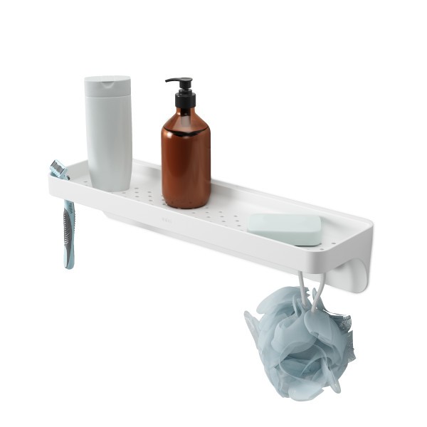 Mensolina rettangolare - colore white - linea flex