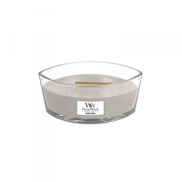Candela aromatica: warm wool - serie jar - ellittica Candela aromatica: warm wool - serie jar - ellittica