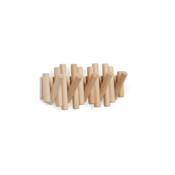 Complementi a muro: Picket appendiabiti da parete natural