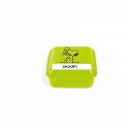Borse e contenitori termici: Peanuts lunch box 13x13 cm verde