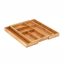 Organizzazione: Portaposate da cassetto estensibile in bambu' 28/42x46