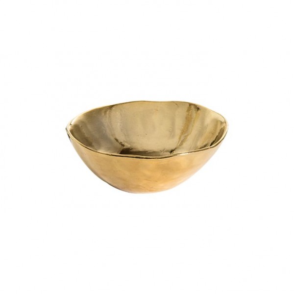 Ciotole, coppette ed insalatiere: La tavola scomposta contenitore oro 19 cm Ciotole, coppette ed insalatiere: La tavola scomposta contenitore oro 19 cm