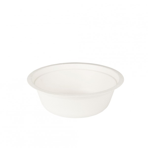Stoviglie per outdoor: Pure piatto fondo in canna da zucchero 500 ml 12 pz