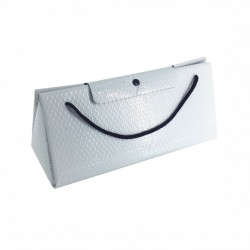 Borse e contenitori termici: Pochette portabottiglia pluriball bianco
