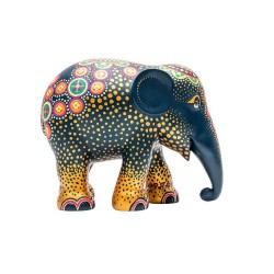 Elefantino d'autore - arte bindi - h cm 20 - statuetta...