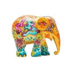 Elefantino d'autore - arte stay gold - h cm 10 -...