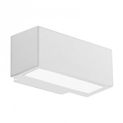 Lampada applique per esterni palladio - colore bianco - 1xe27 - 220x120x90mm