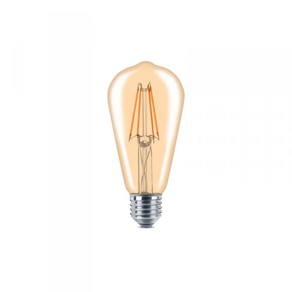 Accessori elettrici: Lampadina bulbo st64 led vintage a filamento e27 - 6w - 2700k - 540 lm Accessori elettrici: Lampadina bulbo st64 led vintage a filamento e27 - 6w - 2700k - 540 lm