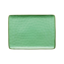 Piatto rettangolare colore verde acqua - collezione concerto...