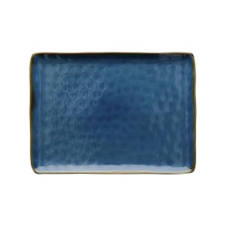 Piatto rettangolare colore blu avio - collezione concerto 36x26