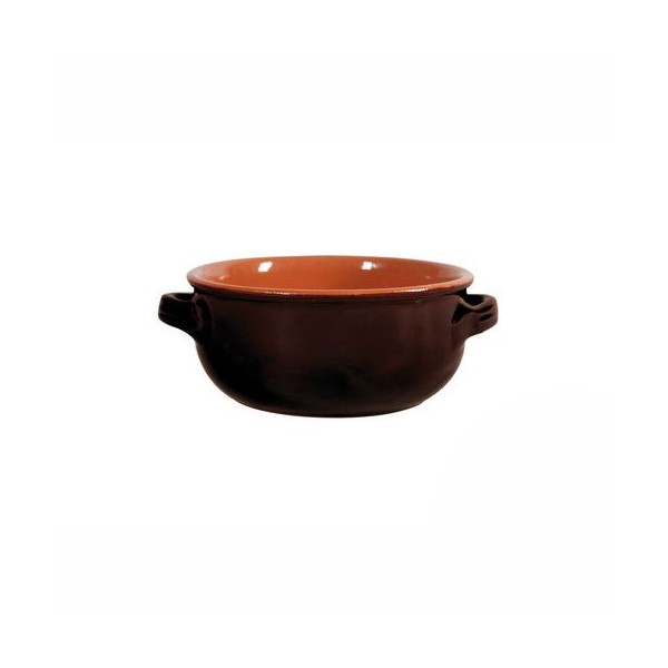 Pentole terracotta e ceramica: Terra marrone casseruola 2m 24 cm Pentole terracotta e ceramica: Terra marrone casseruola 2m 24 cm