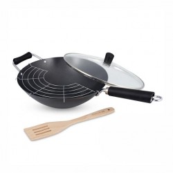Cotture speciali: Excellence wok set antiaderente 31 cm