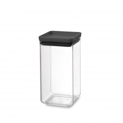 Utensile stackable square barattolo 1.6l - colore dark grey -...