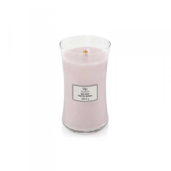Candela con fragranza profumata: wild violet - serie jar - grande formato Candela con fragranza profumata: wild violet - serie jar - grande formato