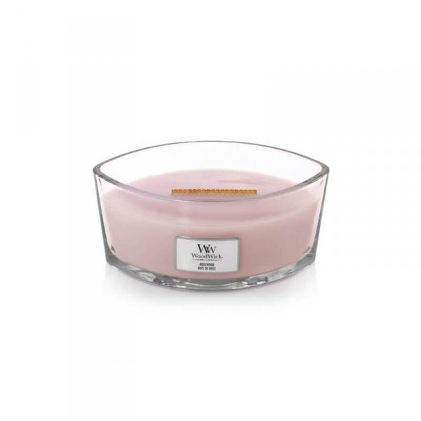 Candela aromatica: rosewood - serie jar - ellittica Candela aromatica: rosewood - serie jar - ellittica