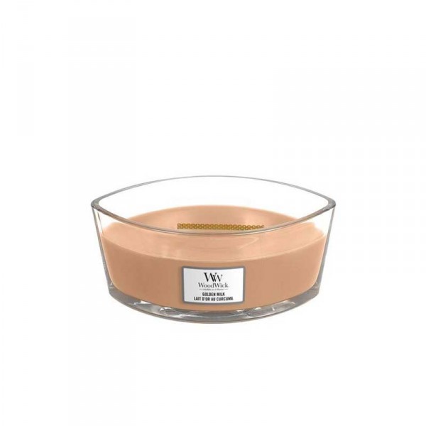 Candela aromatica: golden milk - serie jar - ellittica Candela aromatica: golden milk - serie jar - ellittica