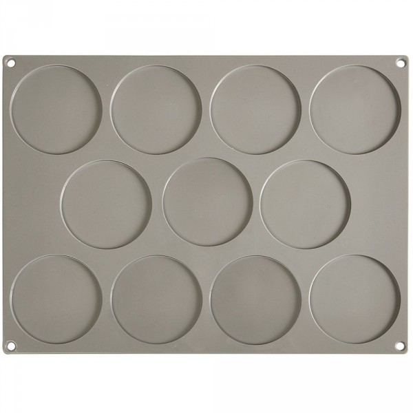 Teglie e stampi: Gourmand stampo in silicone 11 impronte disco piccolo ã 90 Teglie e stampi: Gourmand stampo in silicone 11 impronte disco piccolo ã 90