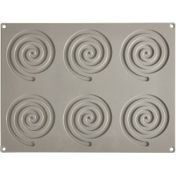 Teglie e stampi: Gourmand stampo in silicone 6 impronte spirale