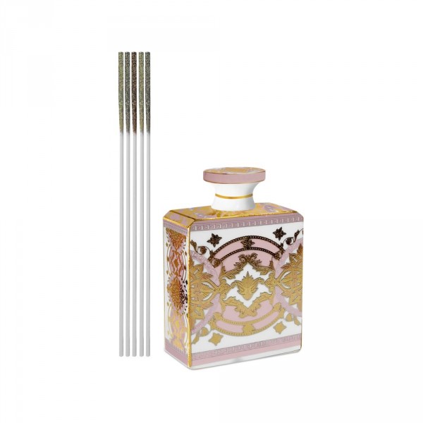 Bottiglia profumatore in porcellana da 240 ml - fantasia romantic pink - serie gala Bottiglia profumatore in porcellana da 240 ml - fantasia romantic pink - serie gala