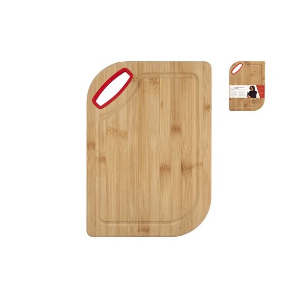 Tagliere in legno bamboo 20x28 cm - serie borghese