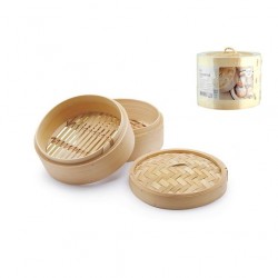 Cottura al vapore: Cuocivapore bamboo 3 pz cm 14,5