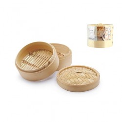 Cottura al vapore: Cuocivapore bamboo 3 pz cm 13,5