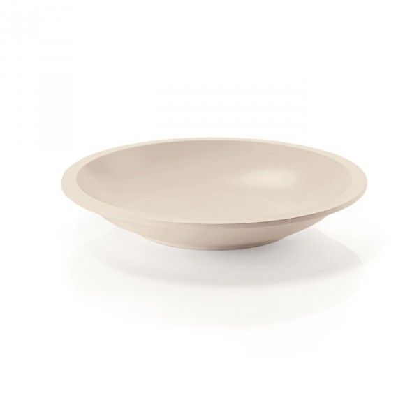 Stoviglie per outdoor: Happy hour piatto fondo argilla chiaro Stoviglie per outdoor: Happy hour piatto fondo argilla chiaro