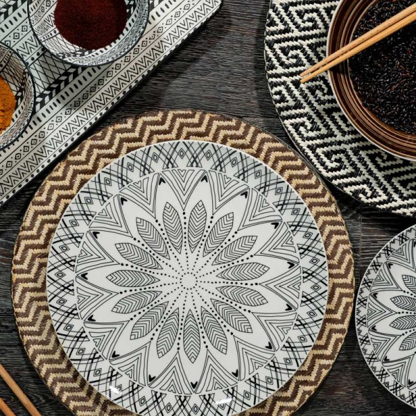 Servizio di piatti: Tribal servizio tavola 18 pz Servizio di piatti: Tribal servizio tavola 18 pz