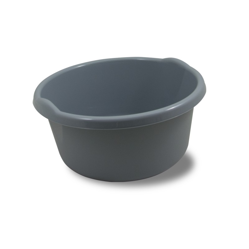 Set Di 4 Bacinelle Rettangolari In Plastica Da 8L Sosody - Per Lavare Il Bucato, Verdure O Pediluvio, Grigio