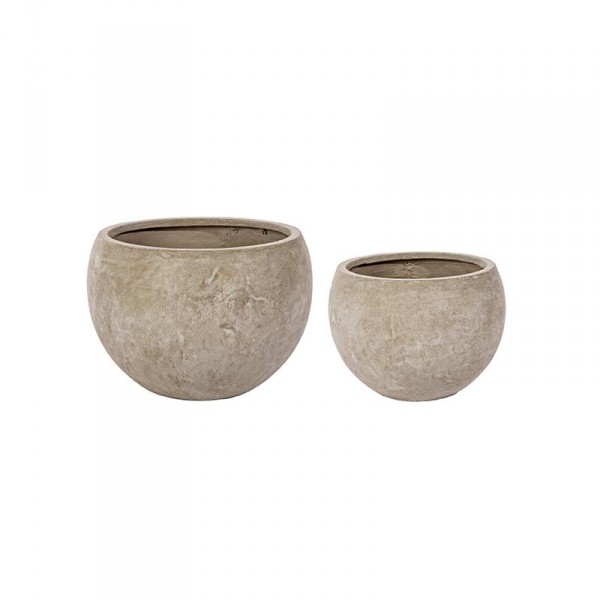 Vasi: Vaso cement sfera sabbia l