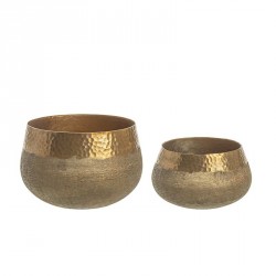 Vaso decorativo - size l - serie wide oro - linea hammel